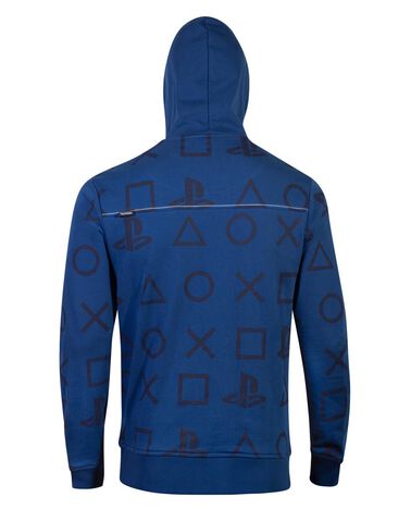 Sweat A Capuche - Playstation - Aop Icons - Taille L